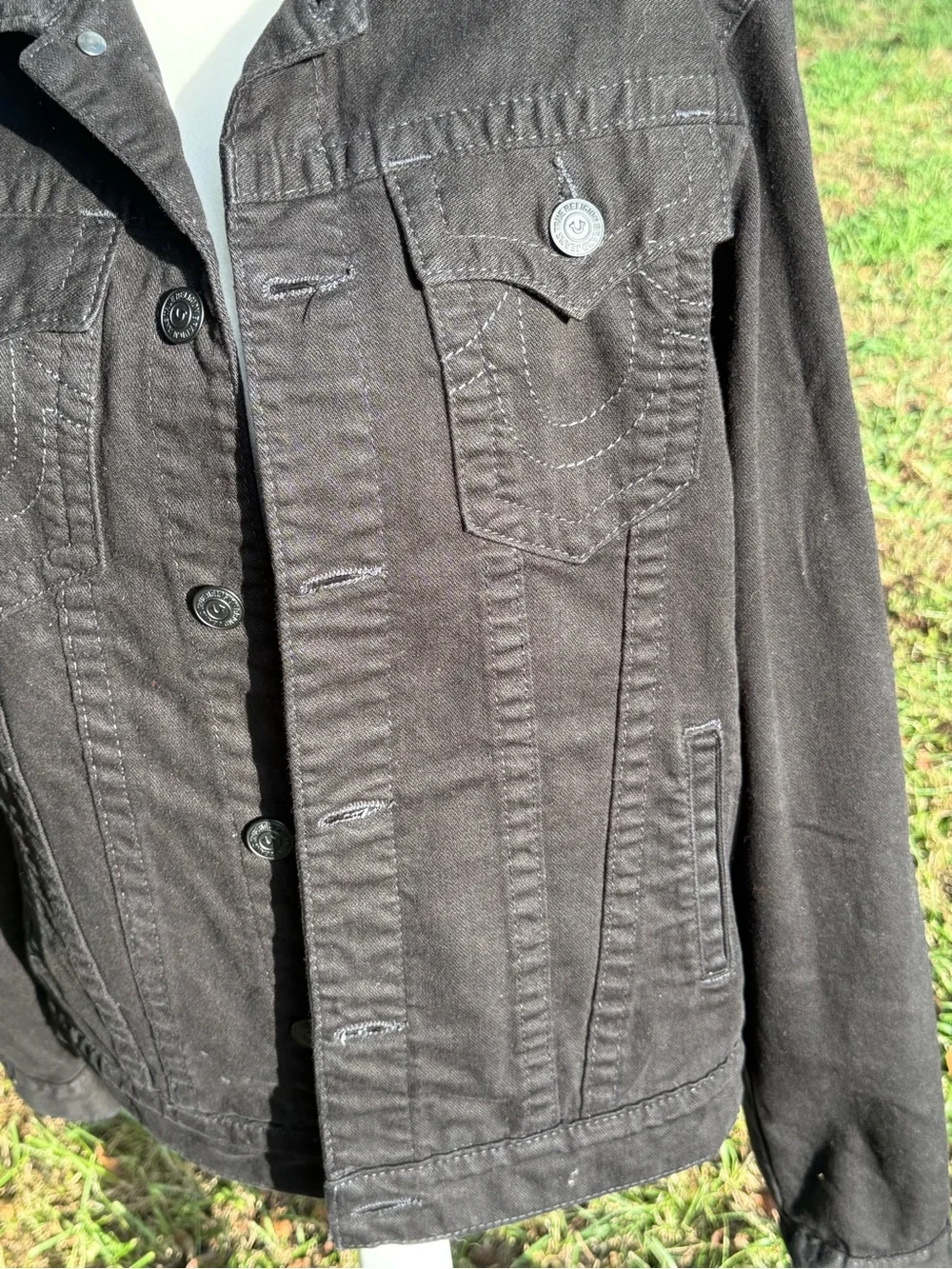 NWOT True Religion Men’s Trucker Jacket Medium